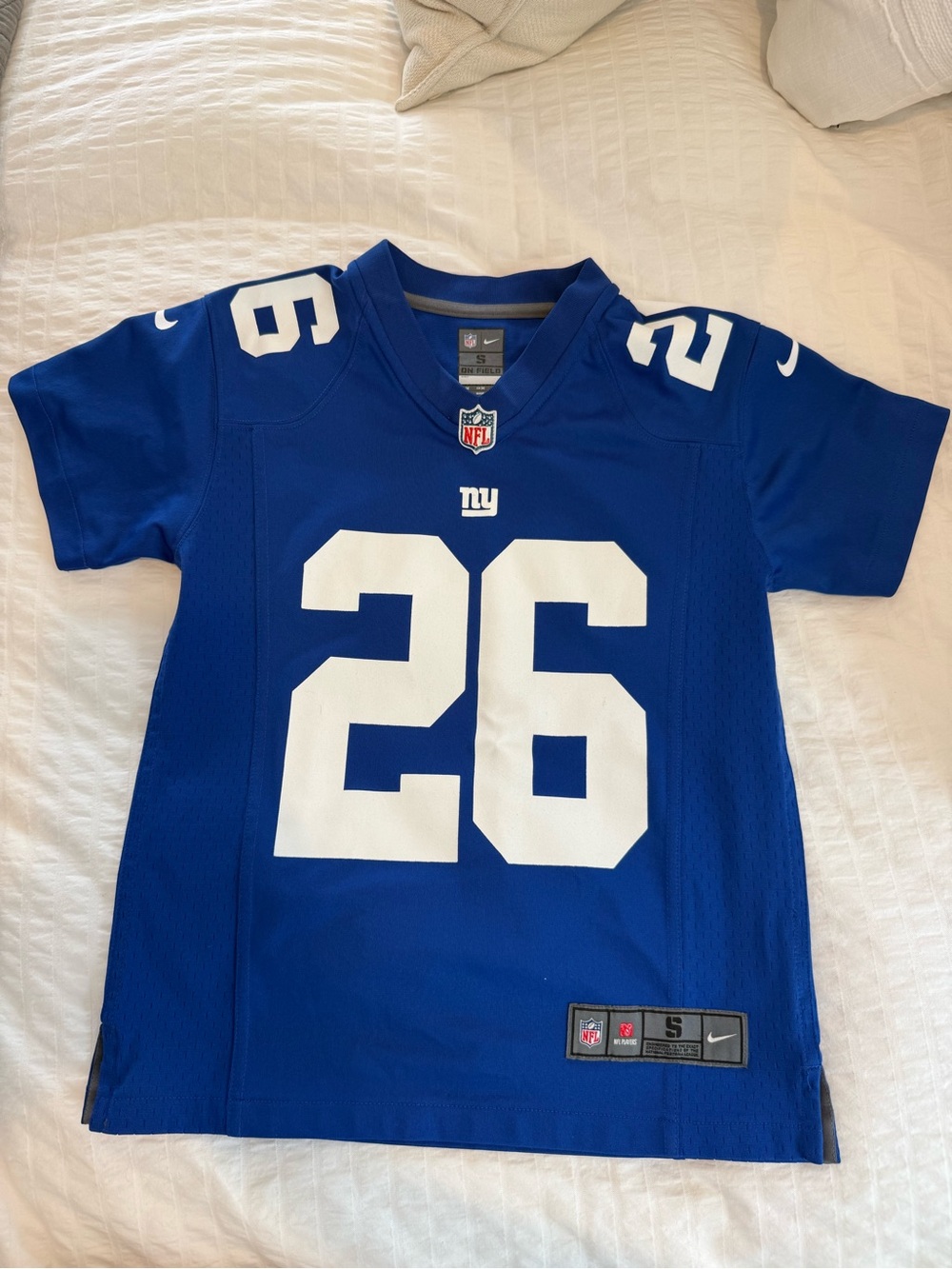 Nike NY Giants #26 Football Jersey - YS